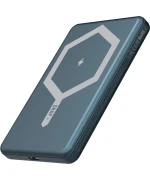 Портативная батарея Power Bank Gelius Snap Magnetic Wireless Charge GP-PBW100x QC3,0 / PD20W 5000mAh, Blue