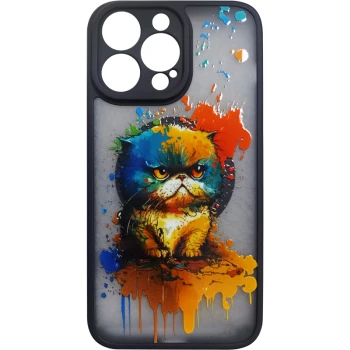 Чехол накладка Gelius Print Case UV (Magsafe) для iPhone 12 Pro, Fluffy Cat