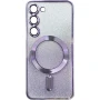 Чехол накладка Shiny Case (MagSafe) Samsung Galaxy S23 Plus зеленый