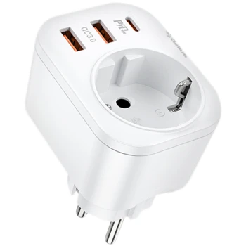 Зарядний пристрій Gelius Moxie GP-HC050 USB QC3.0 / Type-C PD20W, White