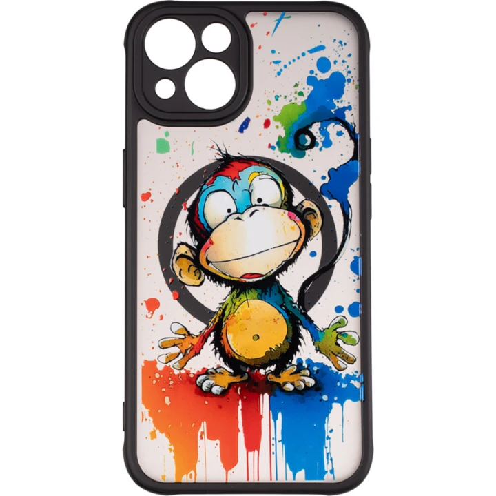 Чохол накладка Gelius Print Case UV (Magsafe) для iPhone 13, Monkey