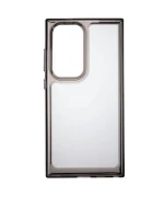 Чехол-накладка Silicon Space Case для Samsung Galaxy S24 Ultra, Transparent-Black