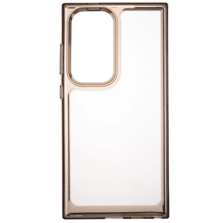 Чехол-накладка Silicon Space Case для Samsung Galaxy A06, Transparent-Black