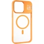 Чохол накладка Yoga Case Camera stand (MagSafe) для iPhone 13 оранжевий