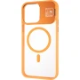 Чохол накладка Yoga Case Camera stand (MagSafe) для iPhone 13 оранжевий