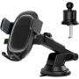 Автомобіль тримач Baseus UltraControl Pro Series Clamp-Type Set (C40351600113-00), Black