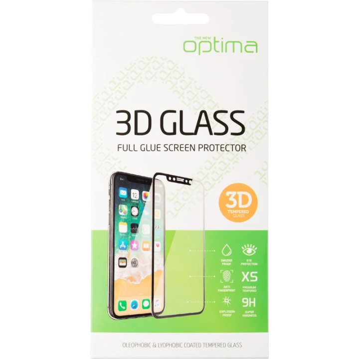 Захисне скло Optima 3D для Xiaomi Redmi 10c, Black