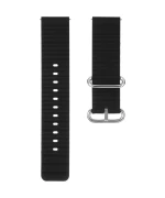 Силиконовый ремешок для смарт-часов универсальный Flat marine style 22mm, Black