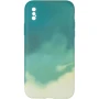 Чохол-накладка Watercolor Case для Apple iPhone X зелений