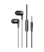 Вакуумные наушники-гарнитура HF Hoco M97, Black