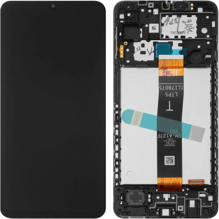 Дисплейний модуль / екран (дисплей + Touchscreen) для Samsung A12 / A127 Nacho 202, Black