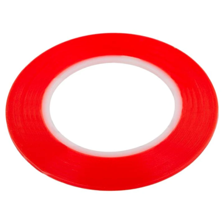 Скотч двосторонній ширина 3мм, Red