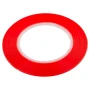 Скотч двосторонній ширина 3мм, Red