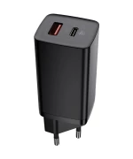 Сетевое зарядное устройство Baseus GaN2 Lite CCGAN2L-B01 USB QC3.0 Type-C 65W 5A, Black