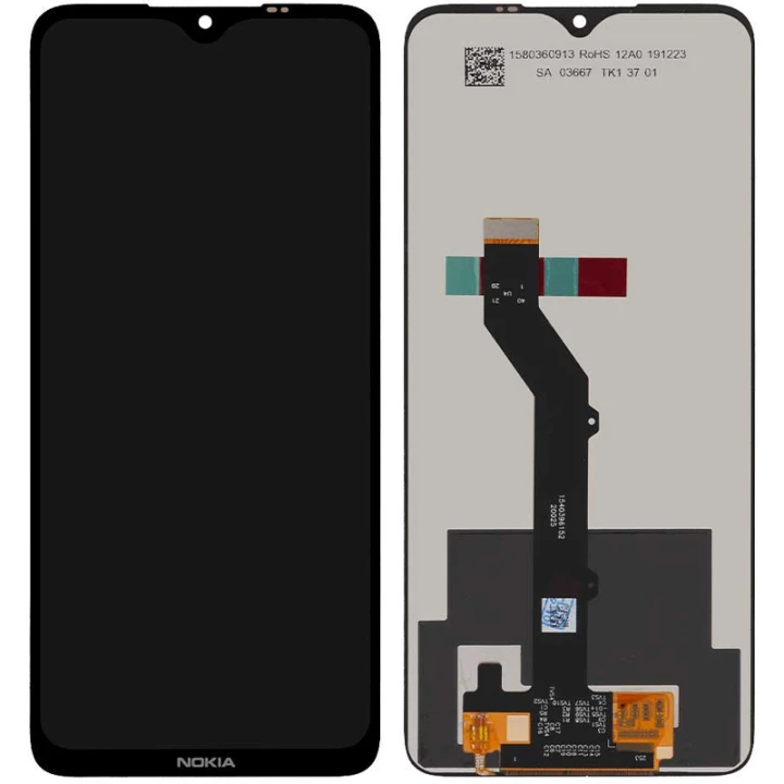 Дисплейний модуль / екран (дисплей + Touchscreen) для Nokia 5.3 TA-1234, TA-1223, TA-1227 LCD, Black
