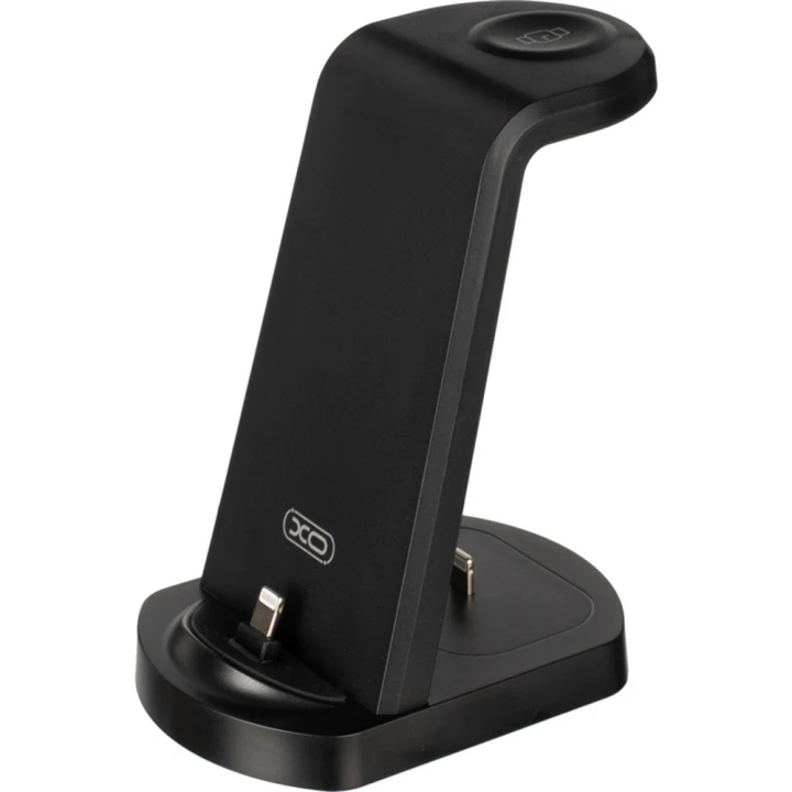 Бездротовий зарядний пристрій XO WX035 3in1 (15W), Black