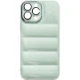 Чехол накладка Down Jacket Frame для iPhone 11 Pro Max зеленый