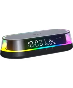 Настільний годинник з бездротовою зарядкою Gelius Time Bridge 2 GP-SDC02