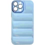 Чехол накладка Down Jacket Frame для iPhone 11 Pro Max зеленый