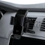 Автомобільний тримач Baseus Smart Solar Power Wireless Car Mount Electric Holder (SUZG000001), Black