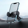 Автомобільний тримач Baseus Steel Cannon Solar Electric (SUGP010001), Black