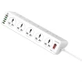 Удлинитель сетевой LDNIO SC10610 5 USB, 1 Type-C 10 розеток 2 м, White
