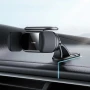 Автомобільний тримач Baseus Steel Cannon Solar Electric (SUGP010001), Black