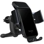 Автомобільний тримач Baseus Smart Solar Power Wireless Car Mount Electric Holder (SUZG000001), Black