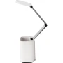 Настільна лампа Gelius Pro LED Desk Lamp GP-LTL003 Transformer з термометром, органайзером та годинником, White