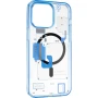 Чехол накадка Spigen MagSafe Diagram Case для iPhone 15 Pro фиолетовый