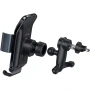 Автомобільний тримач Baseus Smart Solar Power Wireless Car Mount Electric Holder (SUZG000001), Black