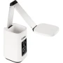 Настільна лампа Gelius Pro LED Desk Lamp GP-LTL003 Transformer з термометром, органайзером та годинником, White