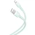 Data - кабель XO NB212 USB - Lightning 2.1A 1m, Green