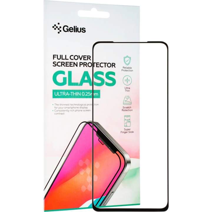 Захисне скло Gelius Full Cover Ultra-Thin 0.25mm для Xiaomi Redmi Note 11 Pro, Black