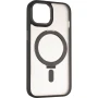 Чехол накладка Bumper Case (MagSafe Stand) для Apple iPhone 15 фиолетовый