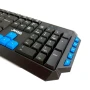 Комплект беспроводная клавиатура + мышка JEDEL WS880, Black