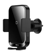 Автомобільний тримач Baseus Wireless Charger Halo SUDD000001 15W, Black