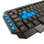 Комплект беспроводная клавиатура + мышка JEDEL WS880, Black