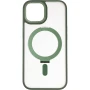 Чехол накладка Bumper Case (MagSafe Stand) для Apple iPhone 15 фиолетовый