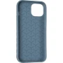 Чехол накладка Leather Weaving Case для iPhone 15 голубой