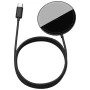 Беспроводное зарядное устройство Baseus Simple Mini 3 Magnetic 15W 2A (CCJJ040001), Black