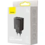 Сетевое зарядное устройство Baseus Compact CCXJ-E01 2USB QC 3.0 Type-C 30W, Black