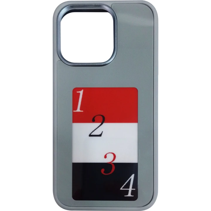 Чохол накладка з дисплеєм E-Ink Portrait Screen Case NFC для Iphone 15, Titan Grey