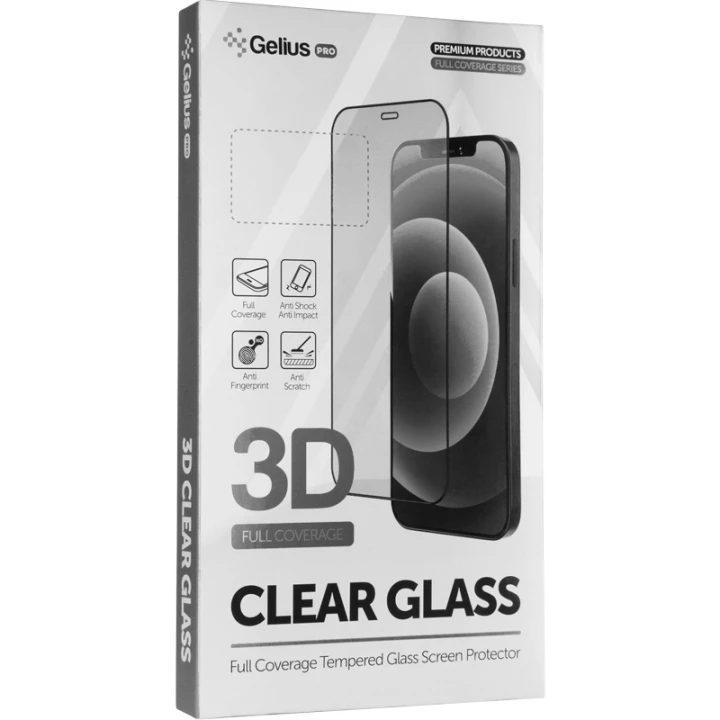 Захисне скло Gelius Pro 3D для Samsung A04 (A045) / A04s (A047), Black