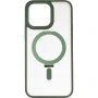 Чохол накладка Bumper Case (MagSafe Stand) для Apple iPhone 15 Pro Max зелений