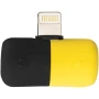 Переходник разветвитель Audio Shot Double 2 in 1 Lightning Jack Lightning- Lightning, Black-Yellow