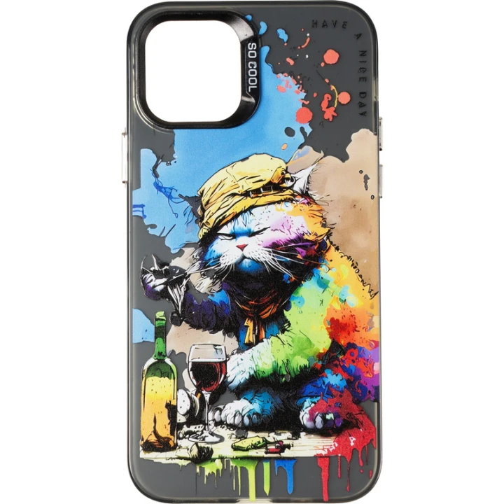 Чохол накладка Gelius Case (PC+TPU) для Apple iPhone 11 Pro, Drunk Cat