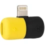 Переходник разветвитель Audio Shot Double 2 in 1 Lightning Jack Lightning- Lightning, Black-Yellow