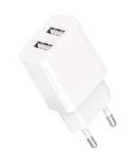 Сетевое зарядное устройство Gelius Simple GP-HC059 2.4A Cable USB to Type-C, White