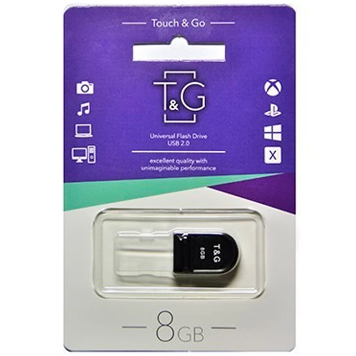 USB флешка T&G Shorty 010 8Gb, Black